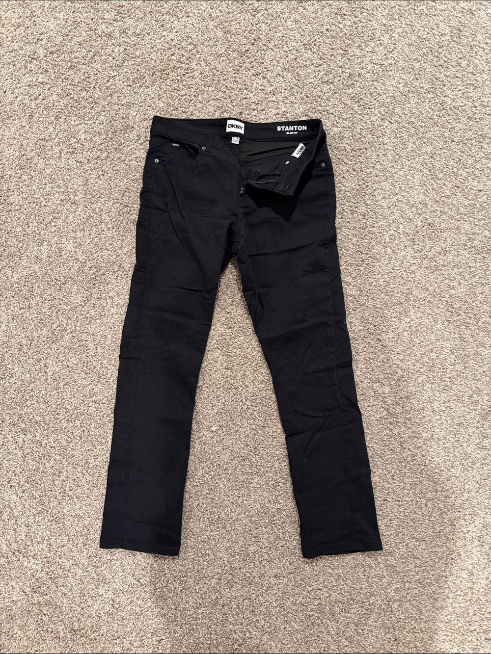 DKNY Stanton Slim Straight Men’s Jeans - Black